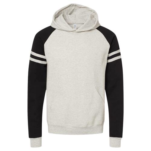 Unisex NuBlend ® Varsity Colorblock Hooded Sweatshirt Thumbnail
