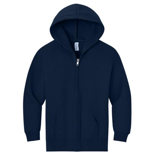 Youth NuBlend ® Full Zip Hooded Sweatshirt Thumbnail