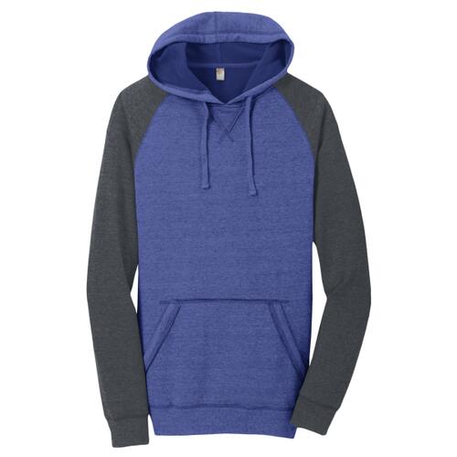 Young Mens Lightweight Fleece Raglan Hoodie Thumbnail
