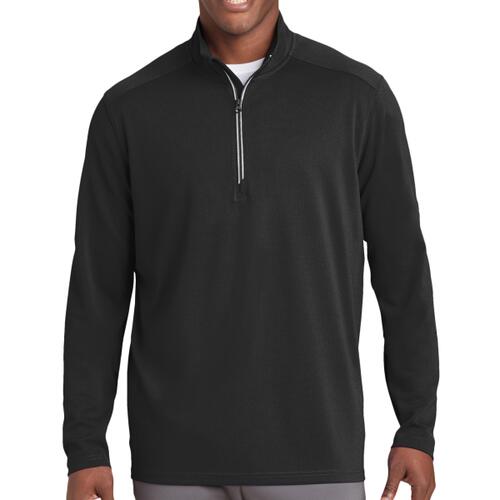 Sport Wick ® Textured 1/4 Zip Pullover Thumbnail