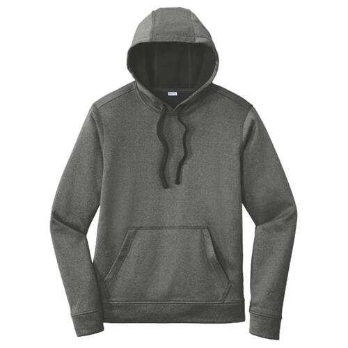 PosiCharge ® Sport Wick ® Heather Fleece Hooded Pullover Thumbnail