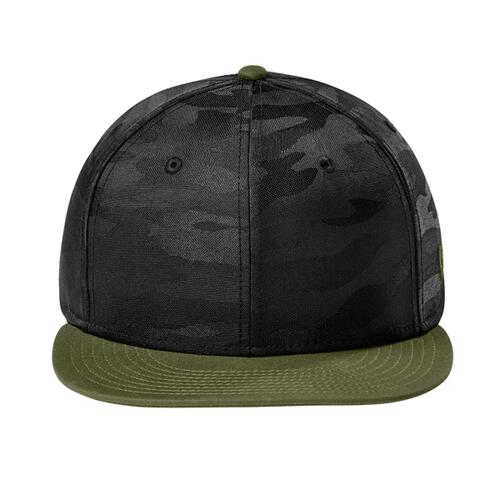 Camo Flat Bill Snapback Cap Thumbnail
