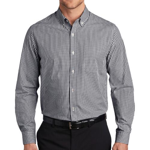 Broadcloth Gingham Easy Care Shirt Thumbnail
