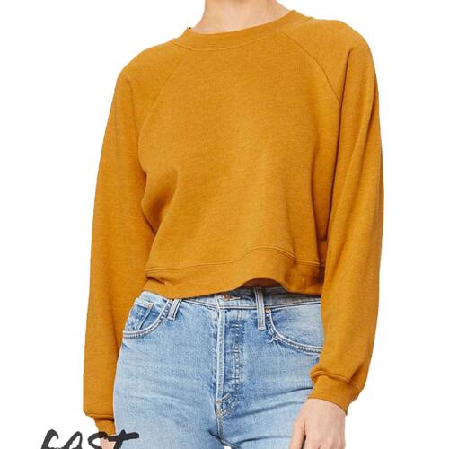 Women's Raglan Pullover Fleece Thumbnail