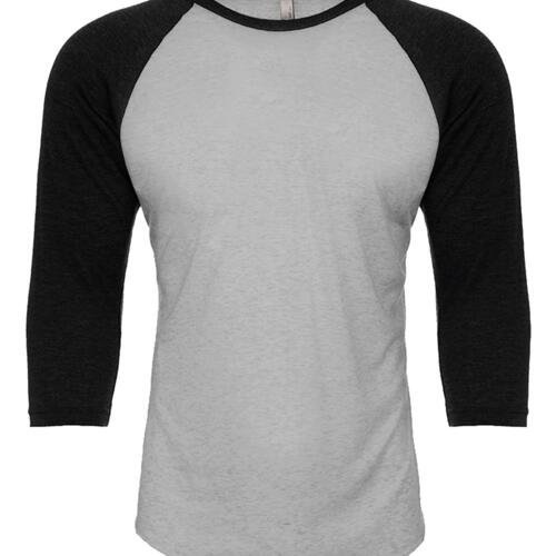 Unisex CVC Three-Quarter Sleeve Raglan T-Shirt Thumbnail