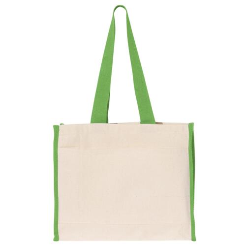 14L Tote with Contrast-Color Handles Thumbnail