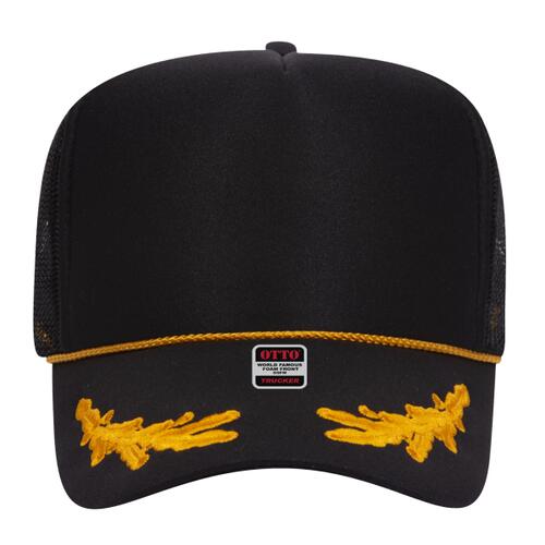 OTTO CAP 5 Panel High Crown Mesh Back Trucker Hat Thumbnail