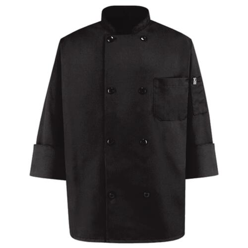 Black Traditional Chef Coat Thumbnail