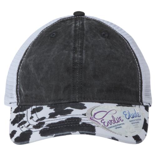 Women's Animal Print Mesh Back Cap Thumbnail