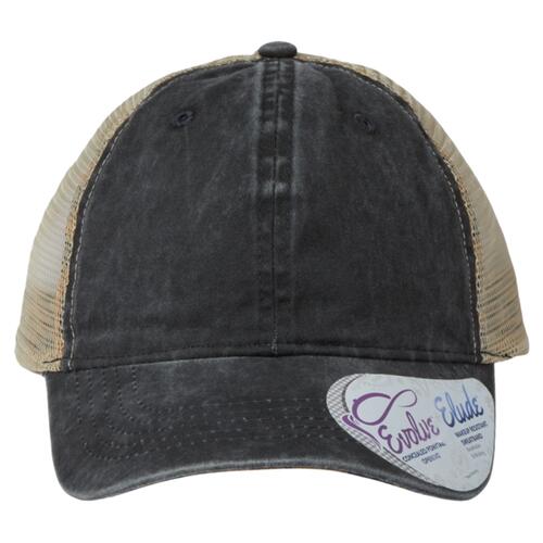 Women's Washed Mesh Back Cap Thumbnail