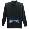Long Sleeve Silk Touch Polo with Pocket Thumbnail