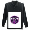 Long Sleeve Silk Touch Polo with Pocket Thumbnail