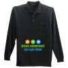 Long Sleeve Silk Touch Polo with Pocket Thumbnail