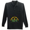 Long Sleeve Silk Touch Polo with Pocket Thumbnail