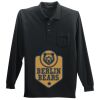 Long Sleeve Silk Touch Polo with Pocket Thumbnail